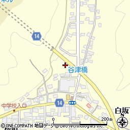 福島県石川町（石川郡）双里（矢津）周辺の地図