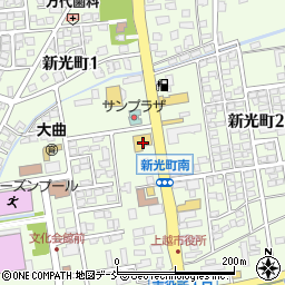 快活ＣＬＵＢ上越市役所前店周辺の地図