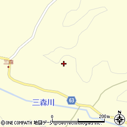 福島県石川郡石川町中田上三森周辺の地図