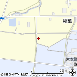 新潟県十日町市稲葉周辺の地図