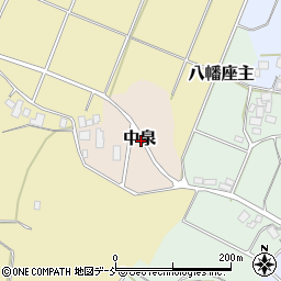 石川県羽咋郡志賀町中泉周辺の地図