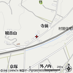 福島県西白河郡泉崎村泉崎寺前周辺の地図