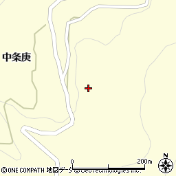 新潟県十日町市中条庚周辺の地図