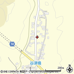 福島県石川町（石川郡）双里（谷津）周辺の地図