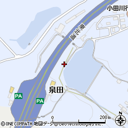 福島県白河市泉田弁天山4-1周辺の地図