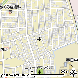 新潟県上越市春日野周辺の地図