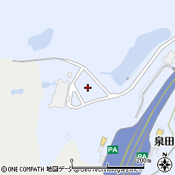福島県白河市泉田古見ヶ久保周辺の地図