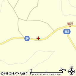 新潟県十日町市中条丁3863周辺の地図