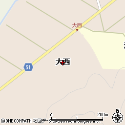 石川県志賀町（羽咋郡）大西周辺の地図