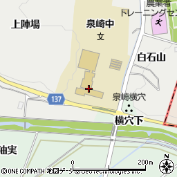 福島県泉崎村（西白河郡）泉崎（上陣場）周辺の地図