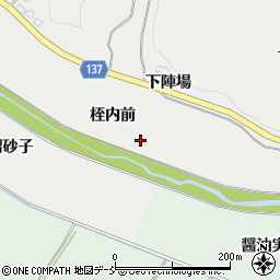 福島県泉崎村（西白河郡）泉崎（桎内前）周辺の地図