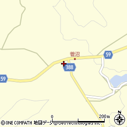 新潟県十日町市中条丁3184-7周辺の地図