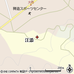 石川県羽咋郡志賀町江添ニ周辺の地図