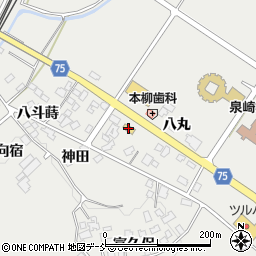 セブンイレブン福島泉崎店周辺の地図
