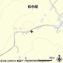 福島県いわき市大久町大久沢小屋周辺の地図