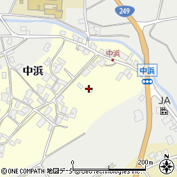 石川県羽咋郡志賀町中浜ル周辺の地図