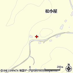 福島県いわき市大久町大久松小屋周辺の地図