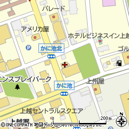 くら寿司上越店周辺の地図