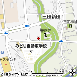 新潟県上越市三田新田周辺の地図