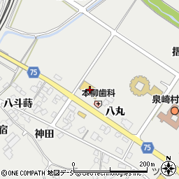 コメリハード＆グリーン泉崎店周辺の地図