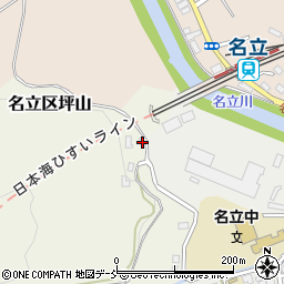 新潟県上越市名立区坪山205周辺の地図