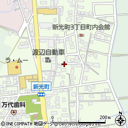 新潟県上越市新光町周辺の地図