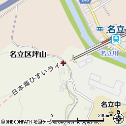新潟県上越市名立区坪山206周辺の地図