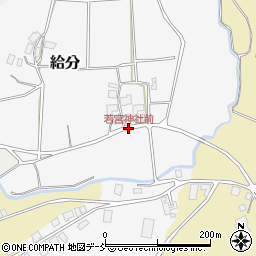 若宮神社前周辺の地図