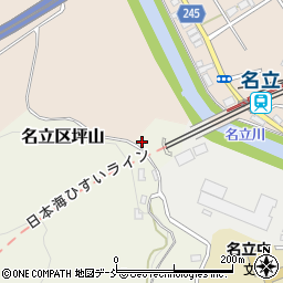 新潟県上越市名立区坪山143周辺の地図