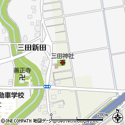 三田神社周辺の地図
