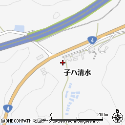 福島県白河市小田川子ハ清水1周辺の地図