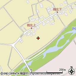 福島県西郷村（西白河郡）鶴生（川前原）周辺の地図
