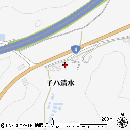 福島県白河市小田川子ハ清水10周辺の地図