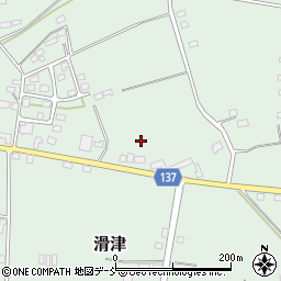 福島県中島村（西白河郡）滑津（背戸原）周辺の地図