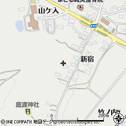 福島県西白河郡泉崎村泉崎新宿周辺の地図