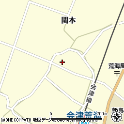 福島県南会津郡南会津町関本関本周辺の地図