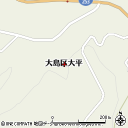 新潟県上越市大島区大平周辺の地図