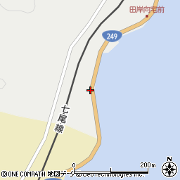 石川県七尾市中島町田岸イ周辺の地図