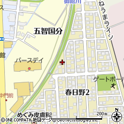 春日野町内会館周辺の地図
