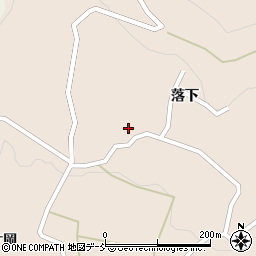 福島県いわき市小川町柴原落下周辺の地図