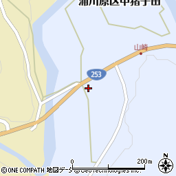 新潟県上越市浦川原区中猪子田324周辺の地図