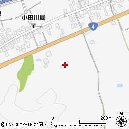 福島県白河市小田川古内周辺の地図