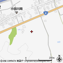 福島県白河市小田川（古内）周辺の地図
