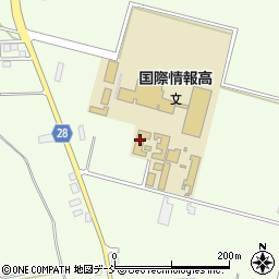 国際情報高校青雲寮周辺の地図
