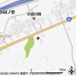 福島県白河市小田川行屋久保周辺の地図