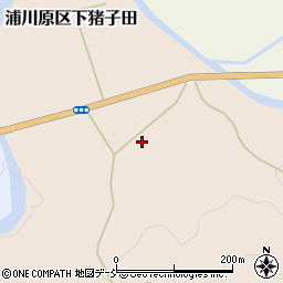 新潟県上越市浦川原区下猪子田244周辺の地図