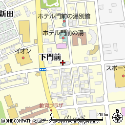 新潟県上越市下門前1886周辺の地図