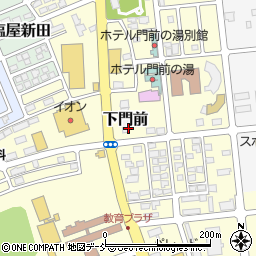 新潟県上越市下門前周辺の地図