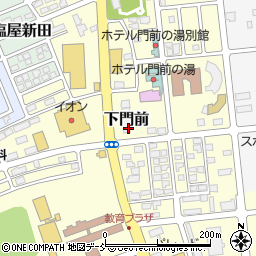 新潟県上越市下門前周辺の地図