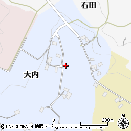 福島県石川郡石川町大内339周辺の地図